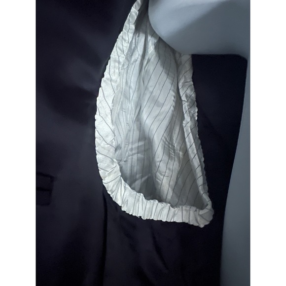 Ermenegildo Zegna Men Suit Jacket Switzerland Grey Windowpane 48R Neiman Marcus - Picture 9 of 14